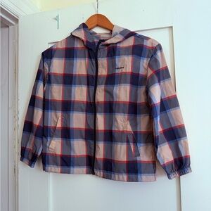 Renoma Plaid Hooded Windbreaker for Kids